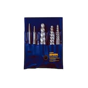 HANSON 5 Pieces Spiral Flute Screw Extractor Set  Carded 53535